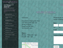 Tablet Screenshot of naturemedica.net